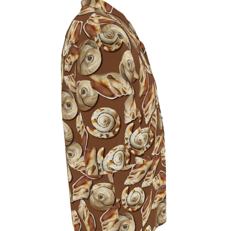 Seashell Unisex Button-Up Shirt