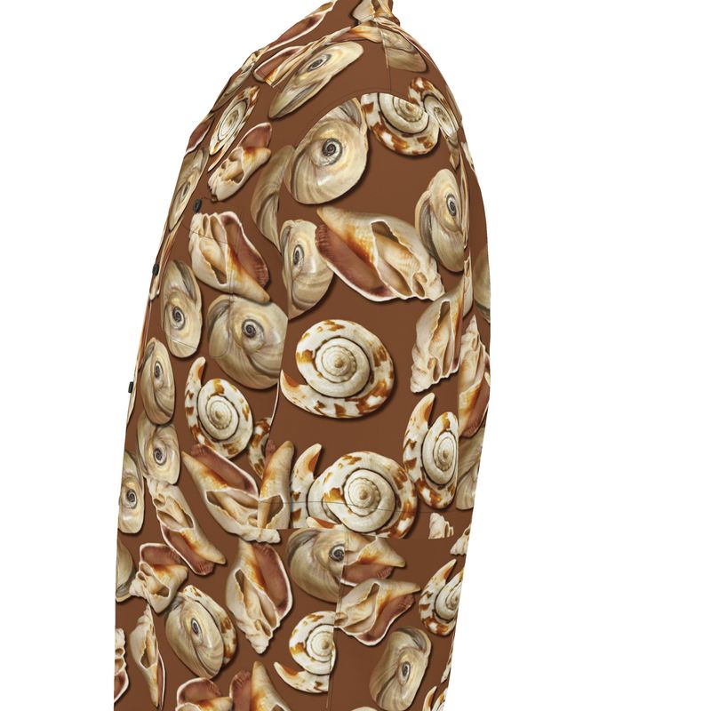 Seashell Unisex Button-Up Shirt