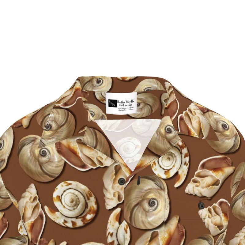 Seashell Unisex Button-Up Shirt