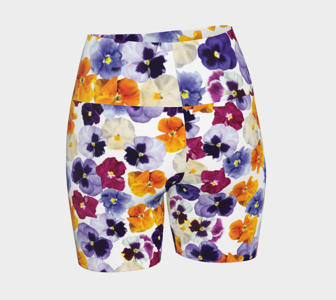 Pansy Face Yoga Shorts