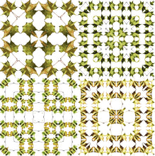 Load image into Gallery viewer, Army Green Leaf Quilt Wrap Dress
