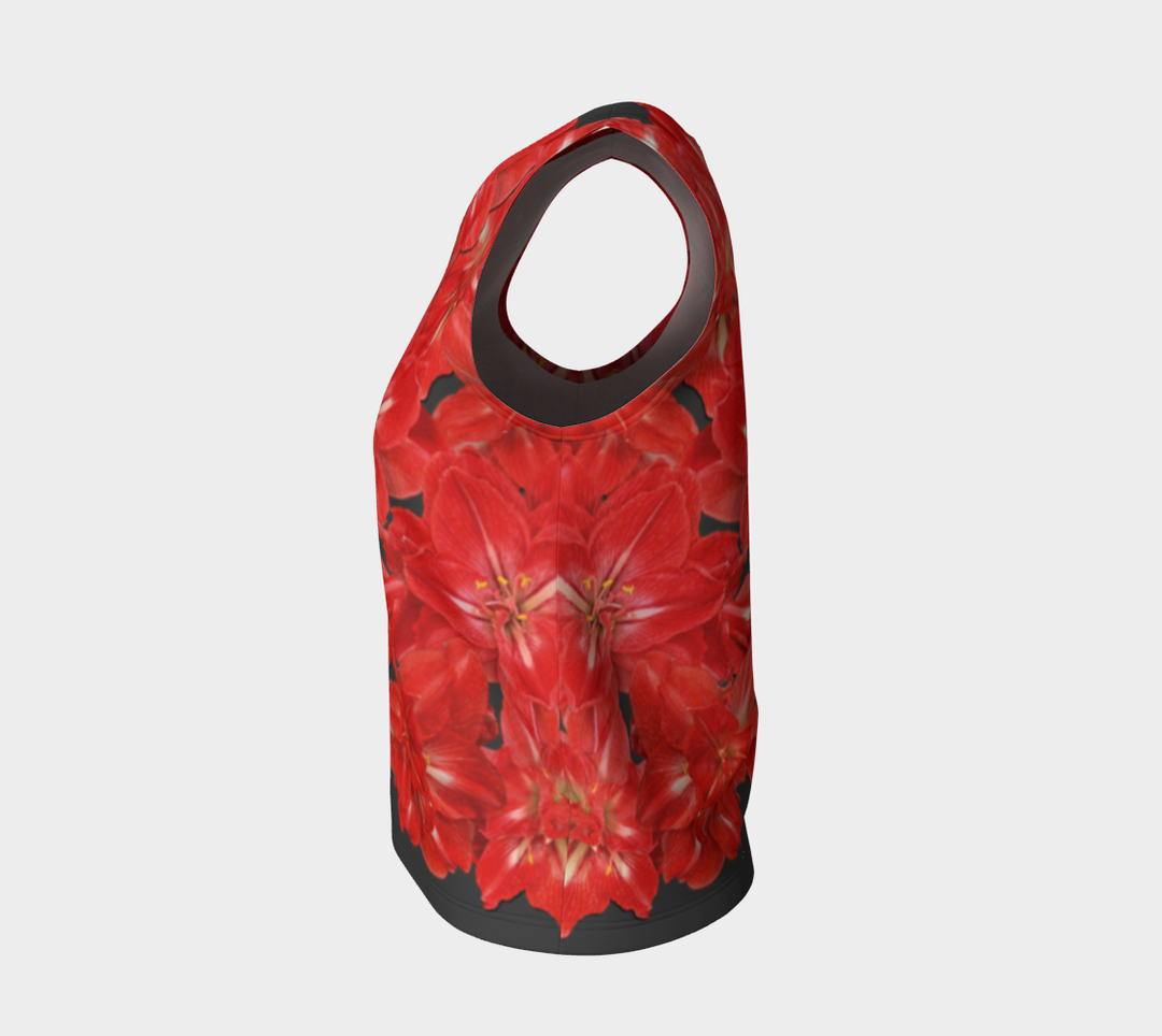 Debbie's Amaryllis (Regular) Loose Tank Top