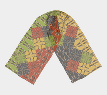 Load image into Gallery viewer, Lichen Log Medallions Long Scarf
