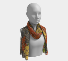 Load image into Gallery viewer, Lichen Log Medallions Long Scarf
