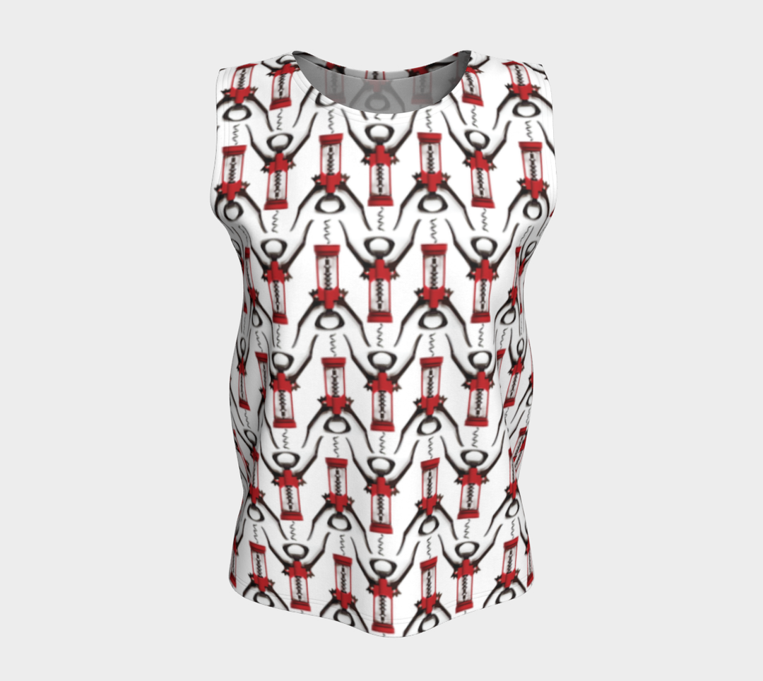 Kitchen Utensils Corkscrew (Regular) Loose Tank Top