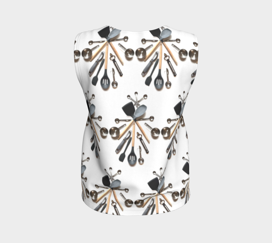 Kitchen Utensils (Long) Loose Tank Top