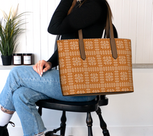 Load image into Gallery viewer, Girlie Girder Vegan Leather Tote
