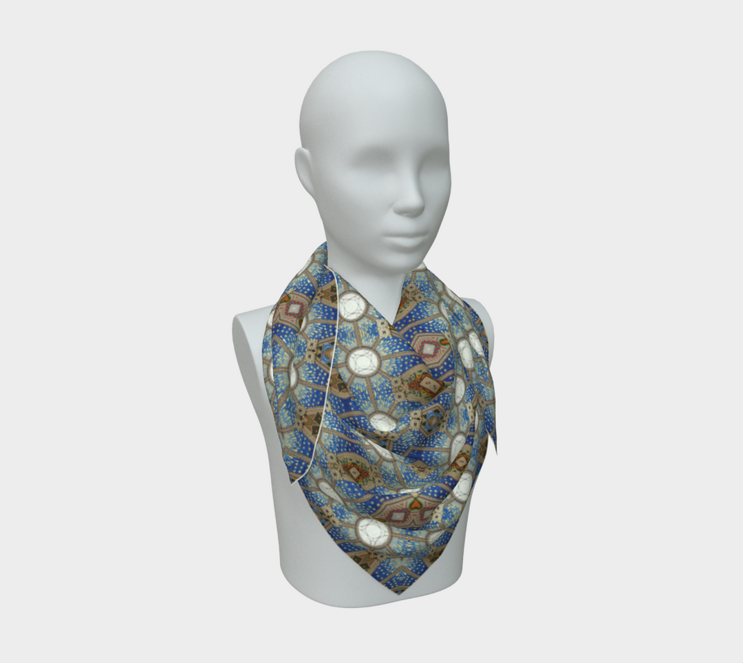 Celestial Ceiling 9 Square Scarf
