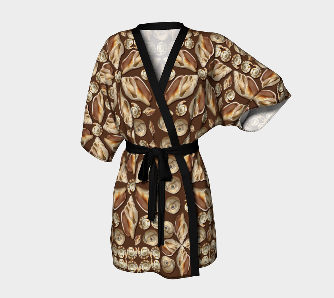 Seashell Kimono Belted Kimono