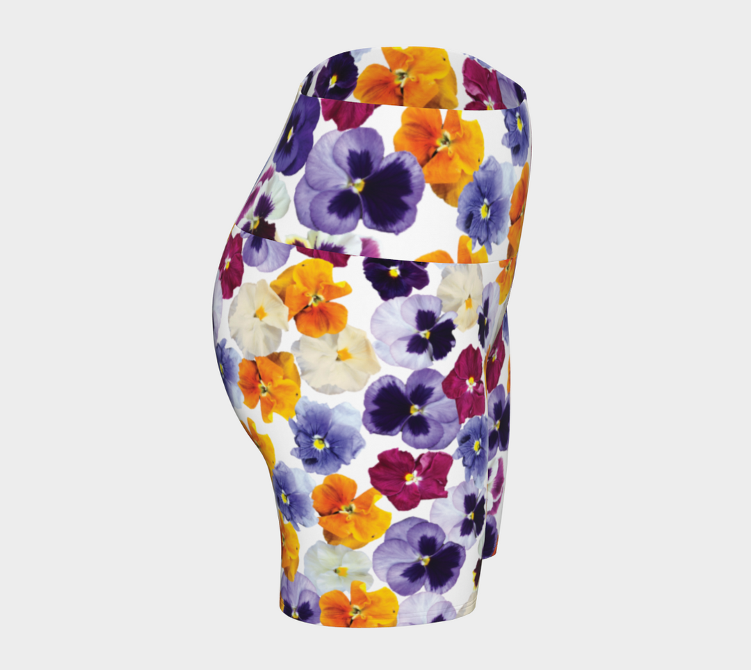 Pansy Face Yoga Shorts