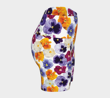 Load image into Gallery viewer, Pansy Face Yoga Shorts
