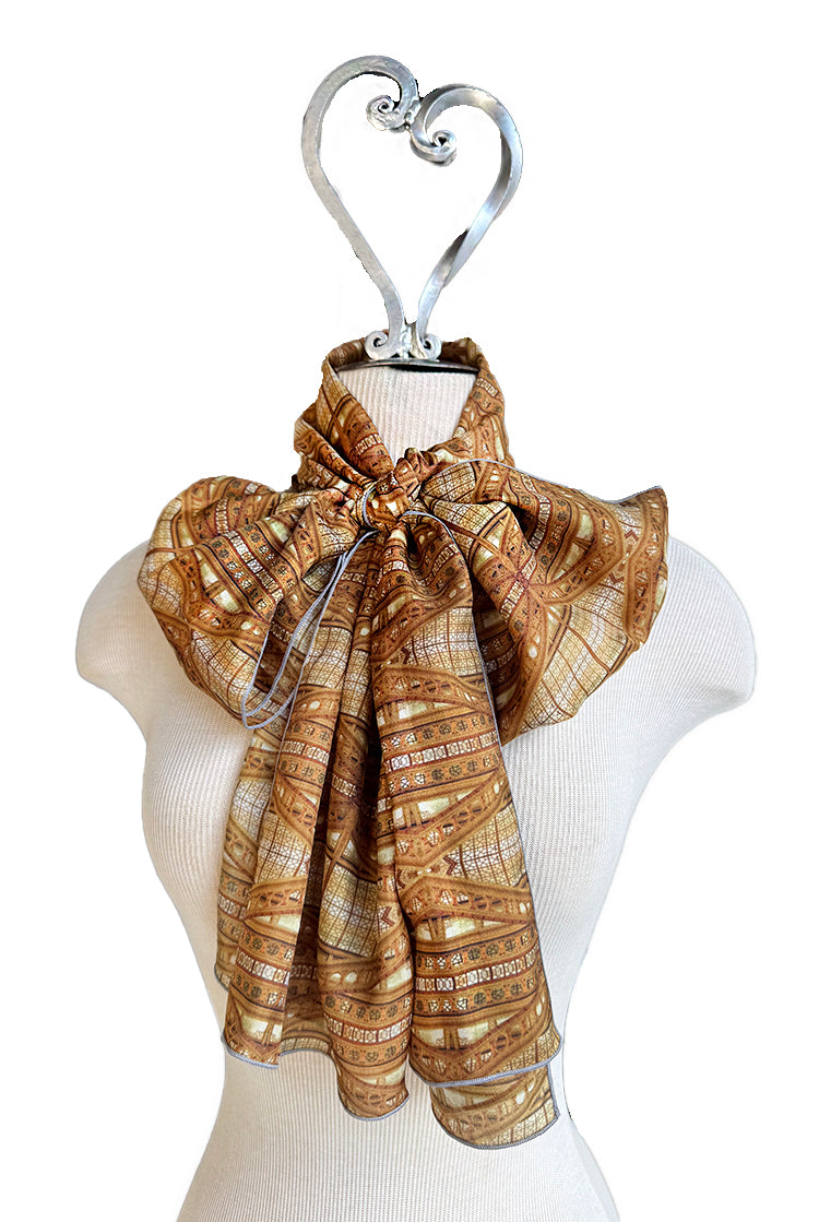 Fancy Girders Diamond Stripe Long Scarf