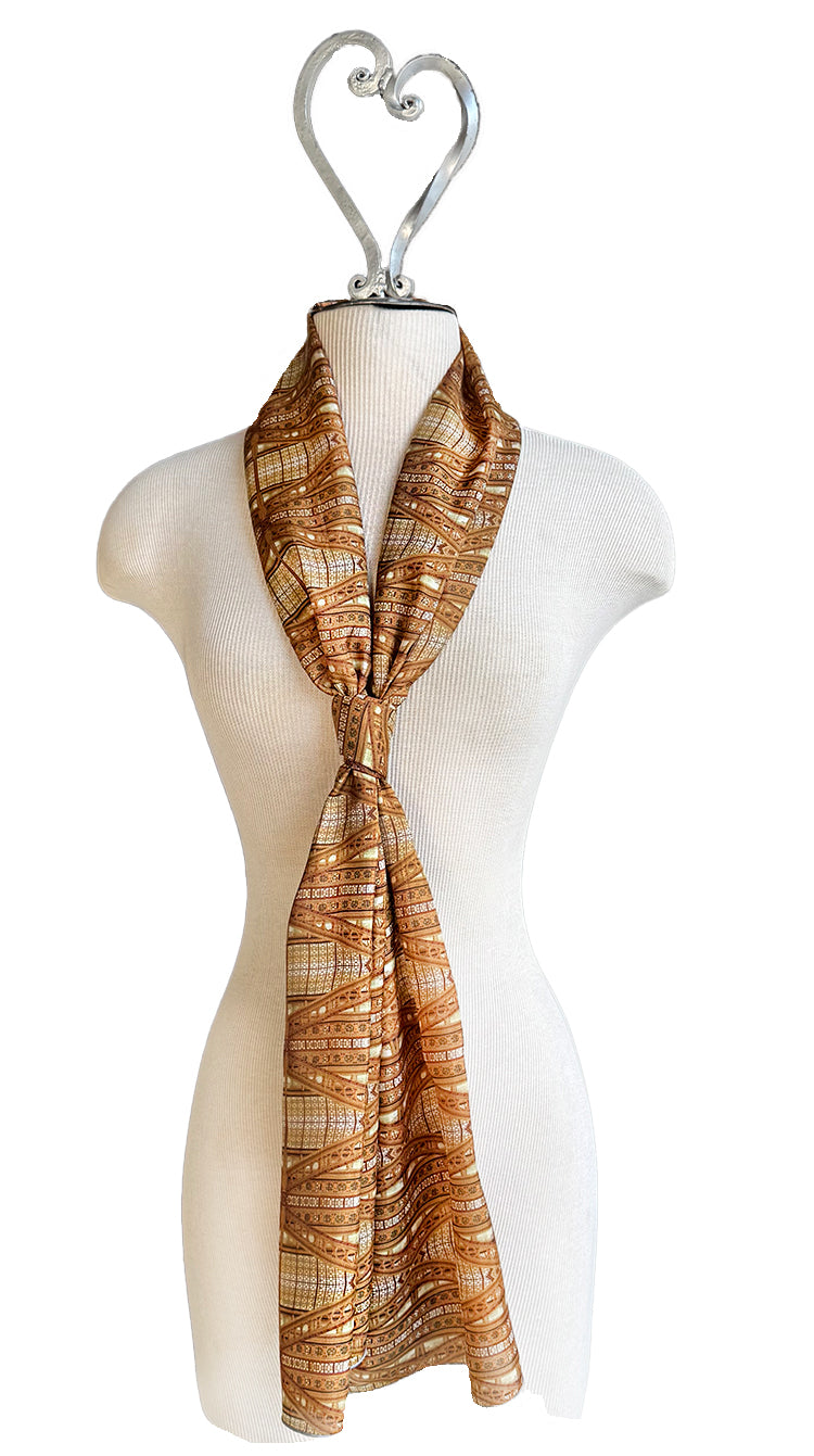 Fancy Girders Diamond Stripe Long Scarf