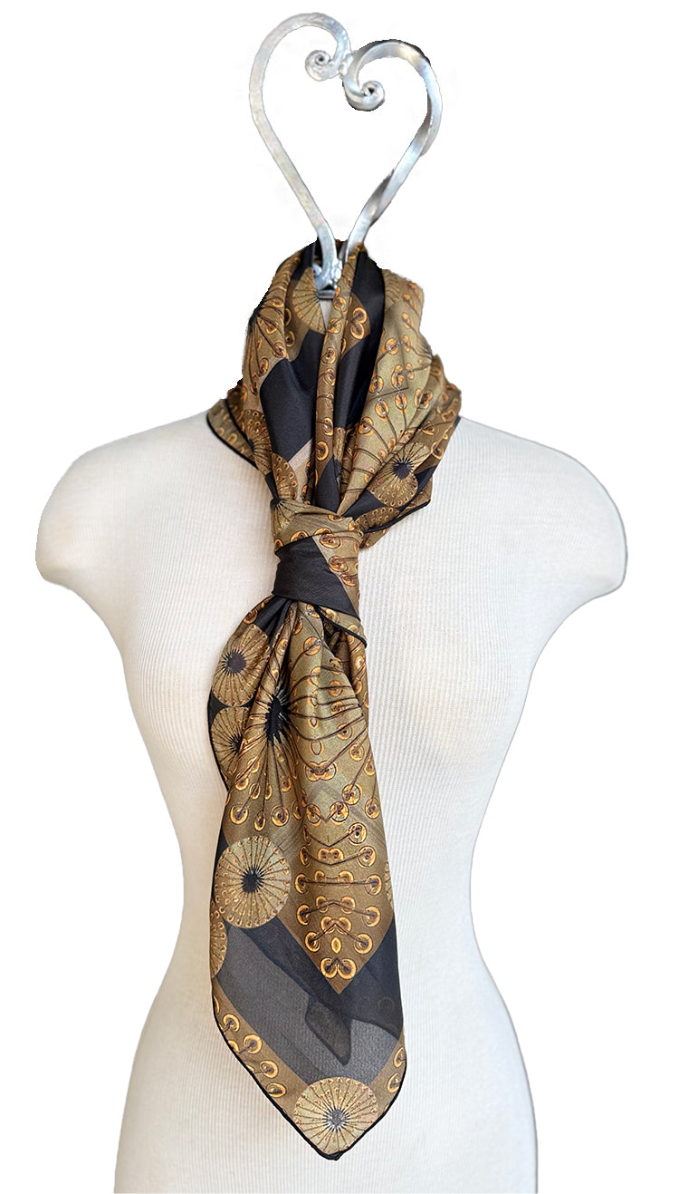 Hotel Chandelier 1 Square Scarf