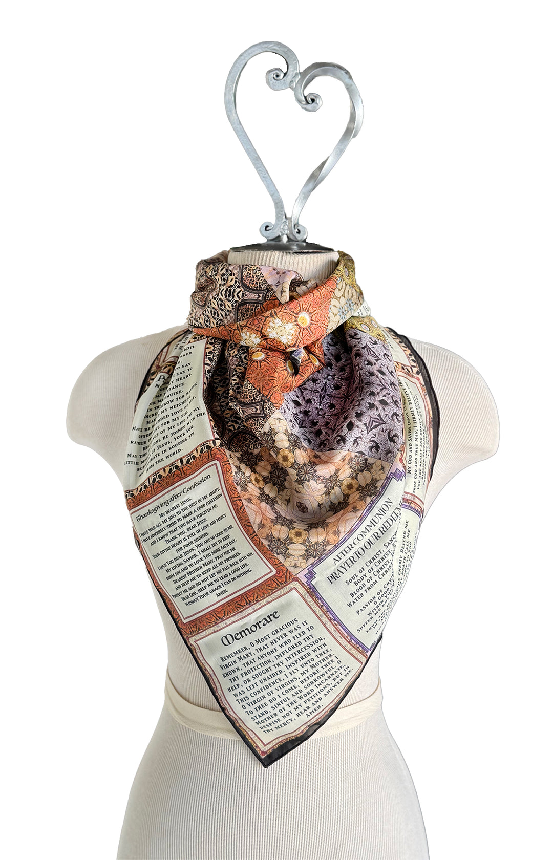Prayer Square Quilt Square Scarf