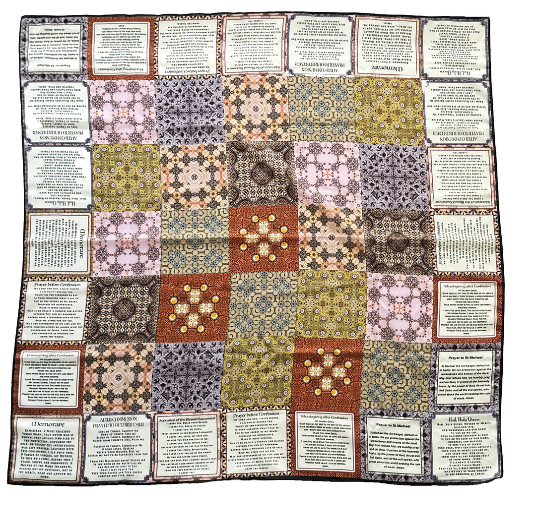 Prayer Square Quilt Square Scarf