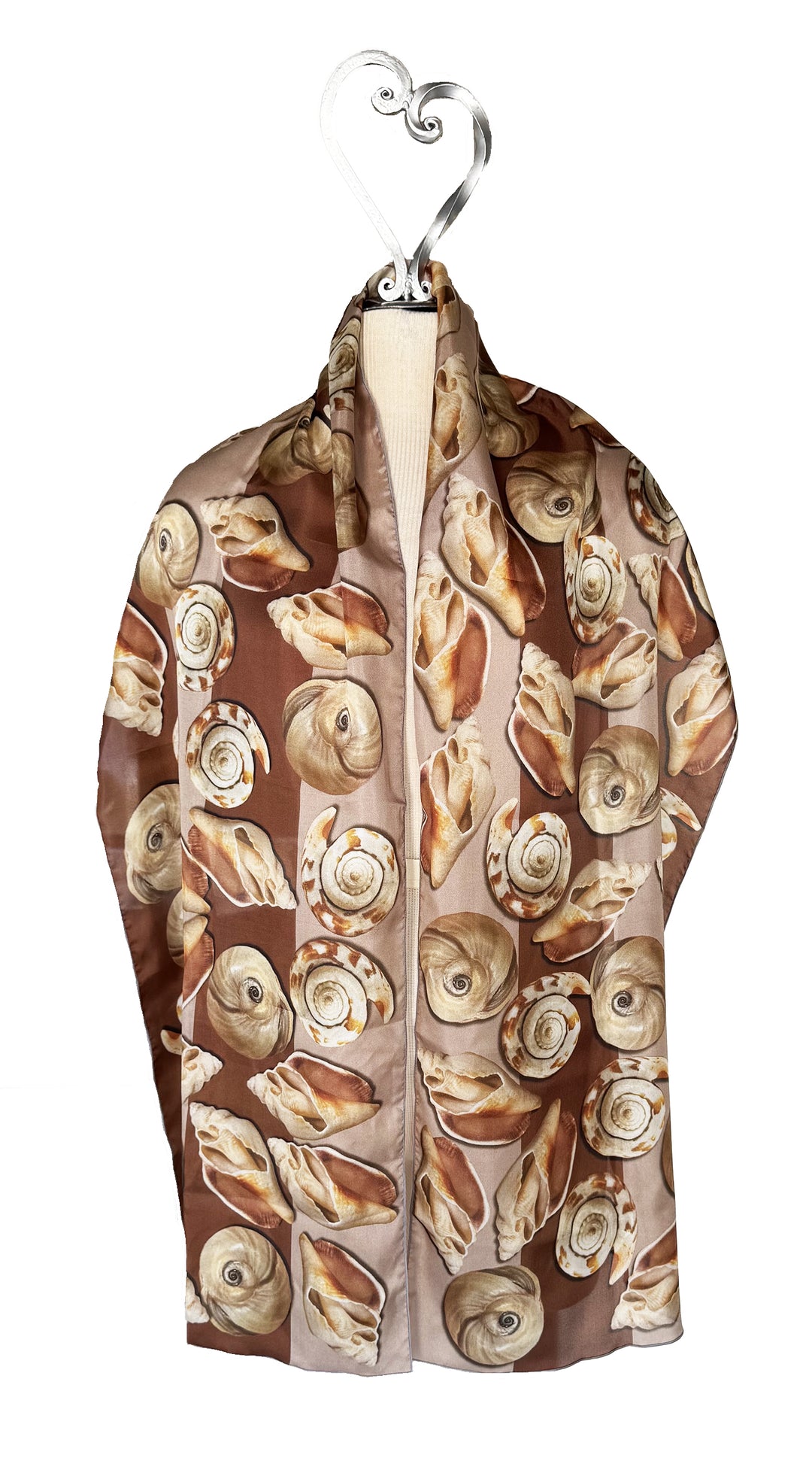 Seashell Stripe Long Scarf