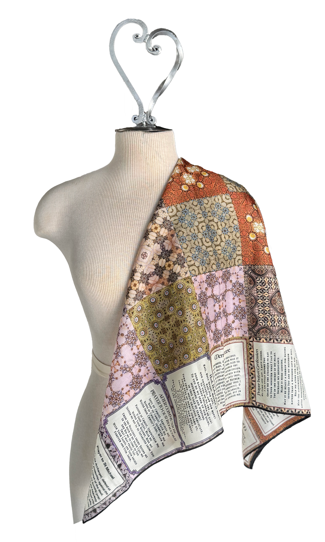 Prayer Square Quilt Square Scarf