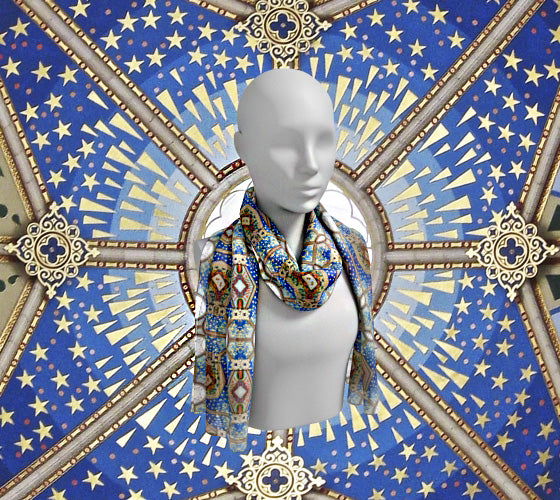 Celestial Ceiling 9 Long Scarf