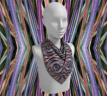Load image into Gallery viewer, Miscanthus Stripe Square Scarf
