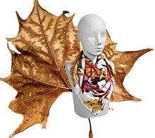 Load image into Gallery viewer, Soggy Leaf Jumble Square Scarf
