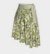 Load image into Gallery viewer, Spring Pine Branch Wrap Skirt
