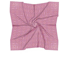 Load image into Gallery viewer, Water Wonder Pink Square Scarf
