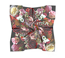 Load image into Gallery viewer, Wedding Flowers Square Scarf
