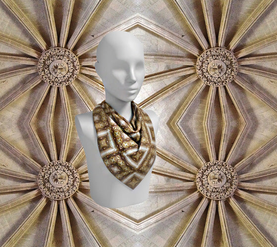 Celestial Ceiling 6 Square Scarf