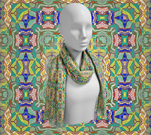 Load image into Gallery viewer, Magnificent Mosaic 3 Long Scarf
