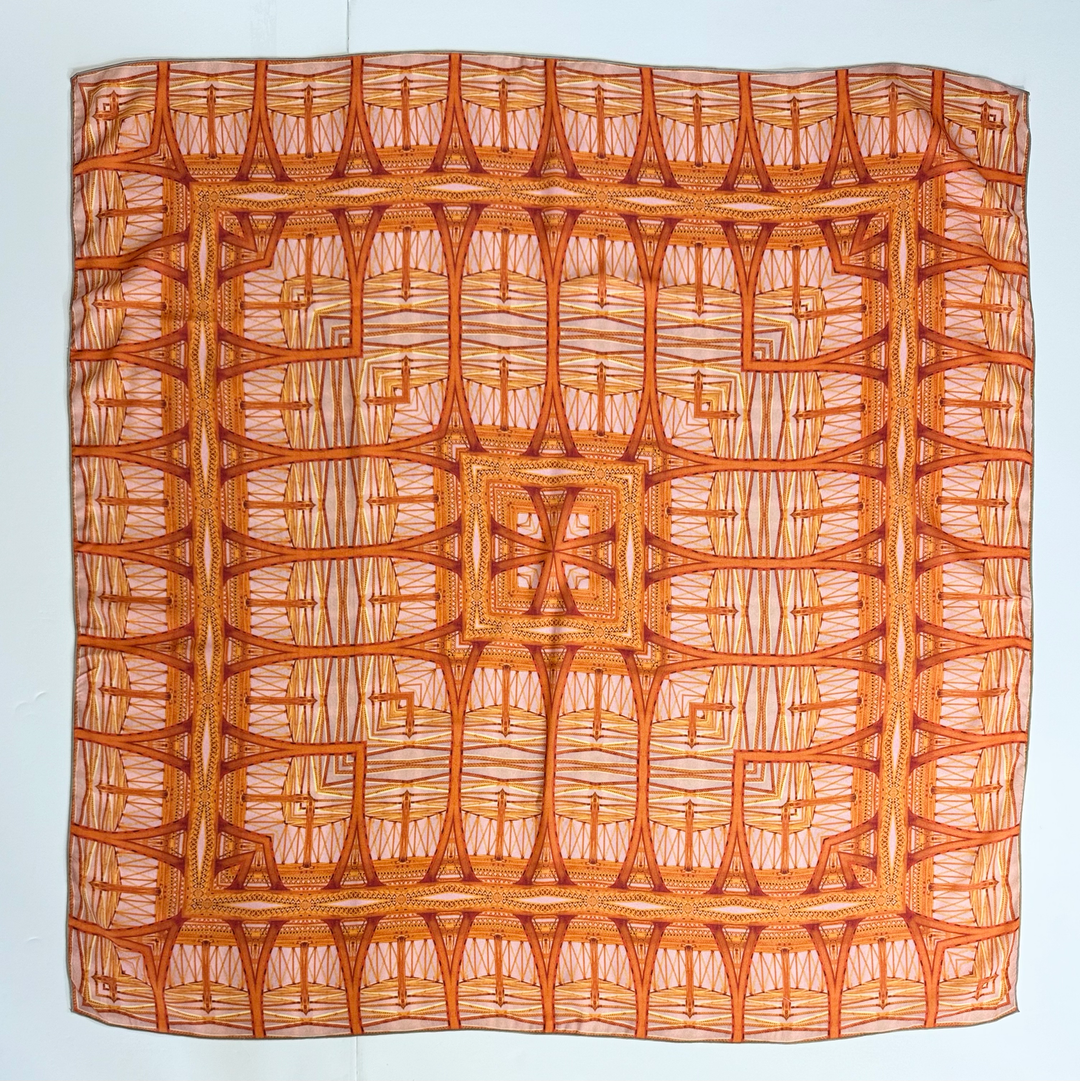 Girlie Girders Square Scarf