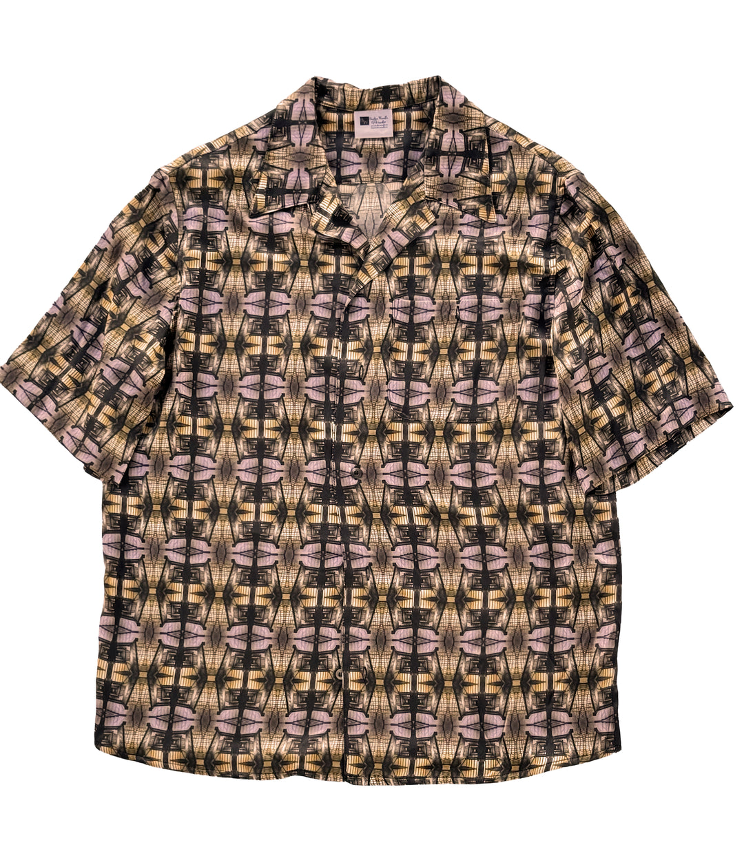 Hotel Staircase Unisex Button Up Shirt