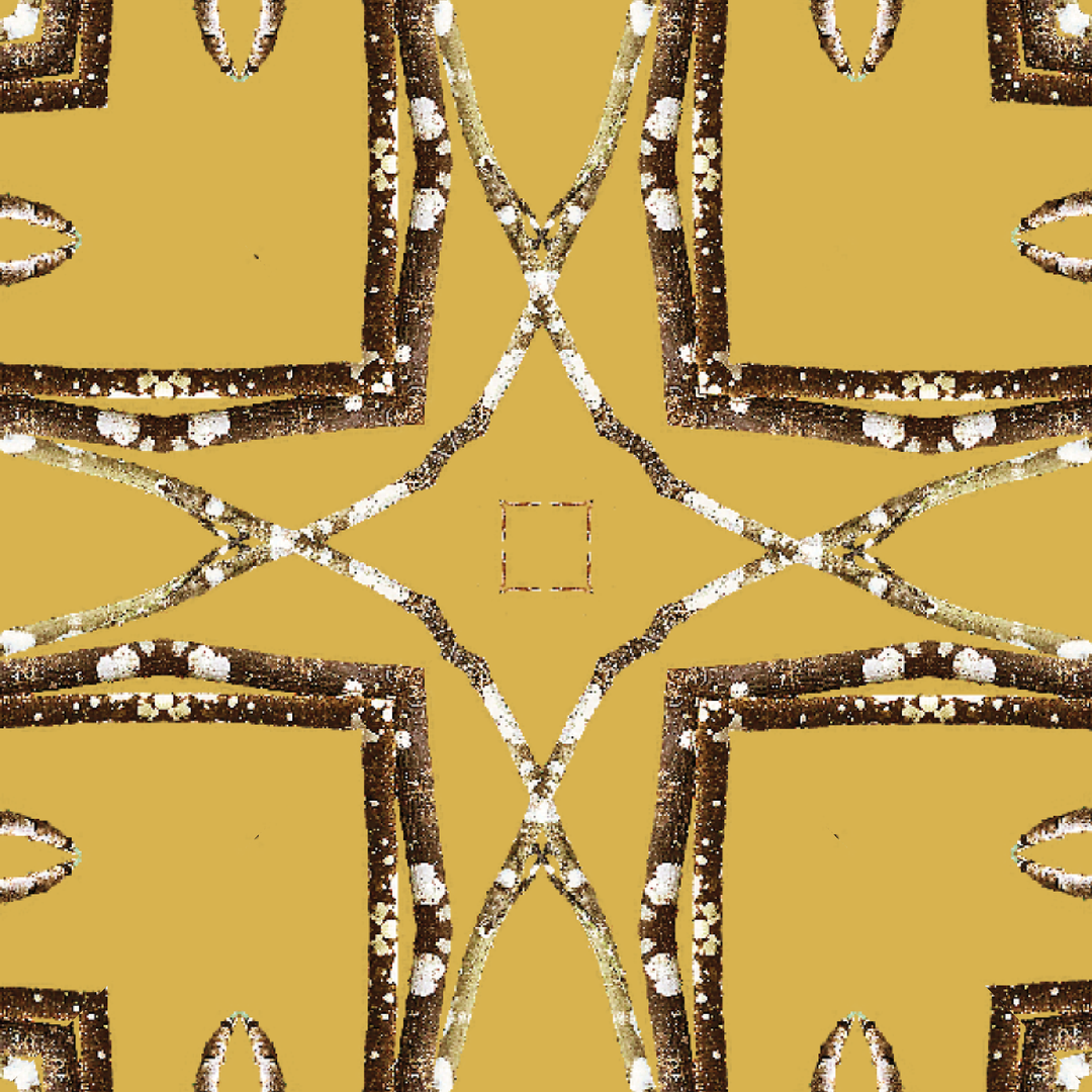 Lichen Log Tan Wrap Skirt