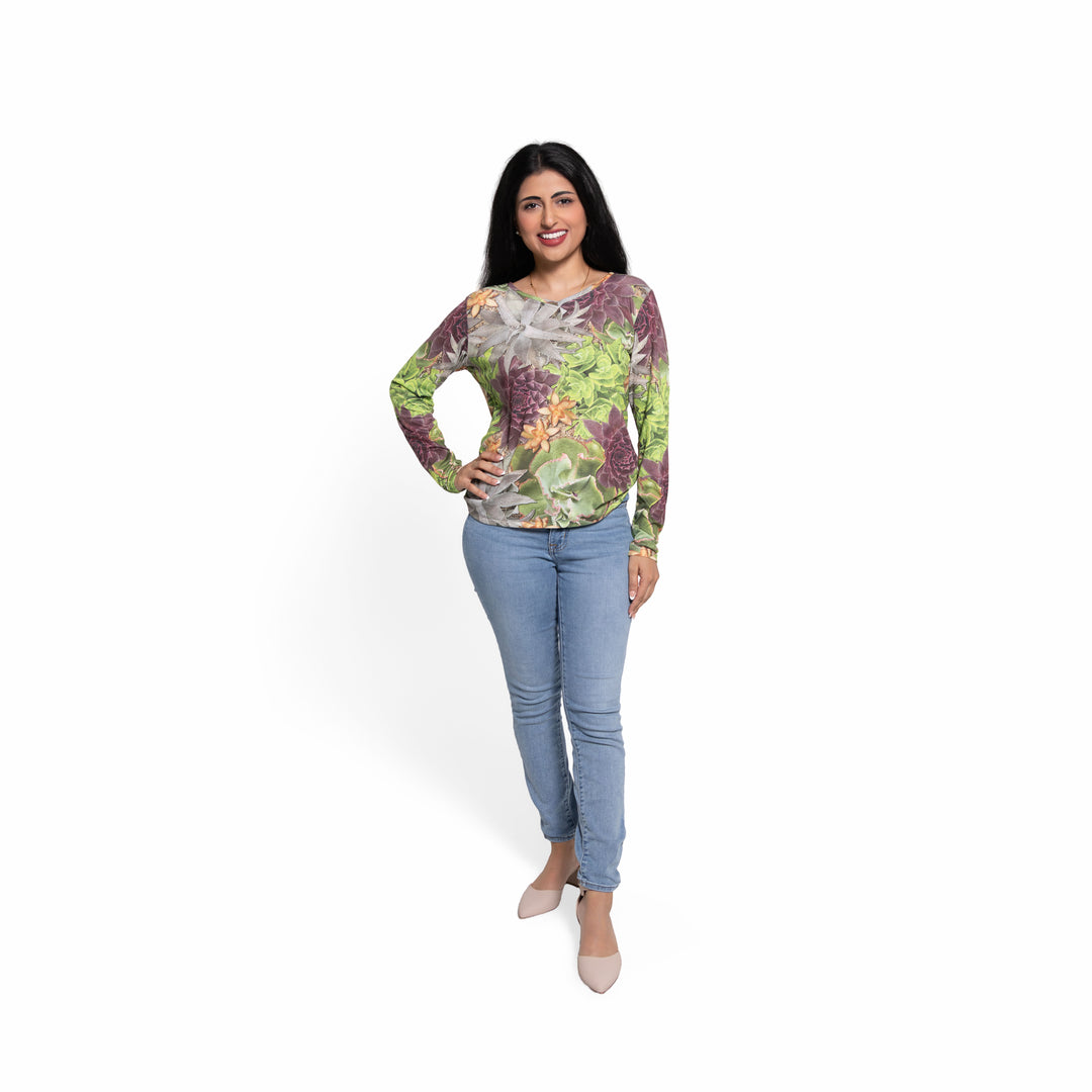 Cactus Garden Womens T-Shirt