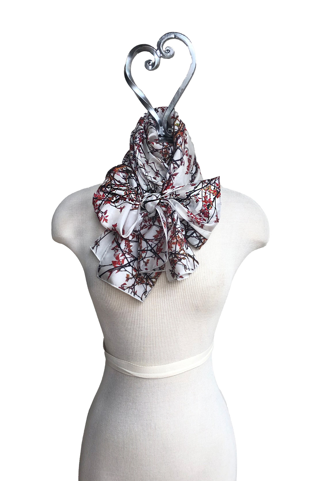 March Red Vine Long Scarf
