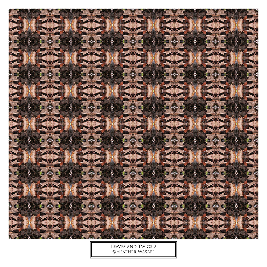 Leaves and Twigs 2 Vegan Leather Tote Bag