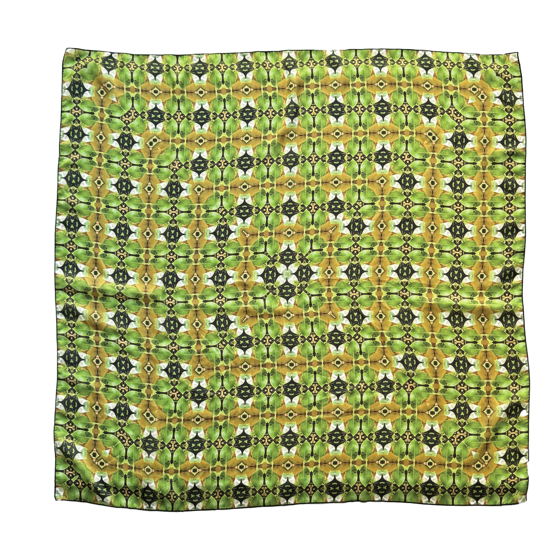 Magnolia Leaf 2 Square Scarf