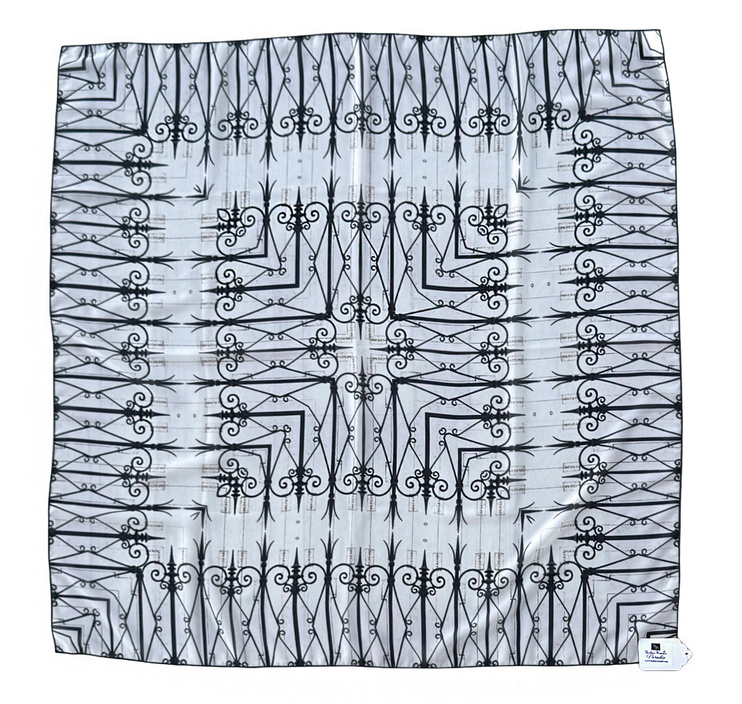 Parisian Railing 1 Square Scarf