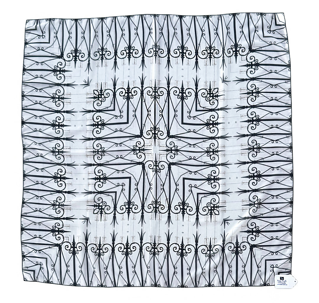 Parisian Railing 1 Square Scarf