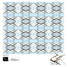 Load image into Gallery viewer, Blue Lichen Lace Long Scarf
