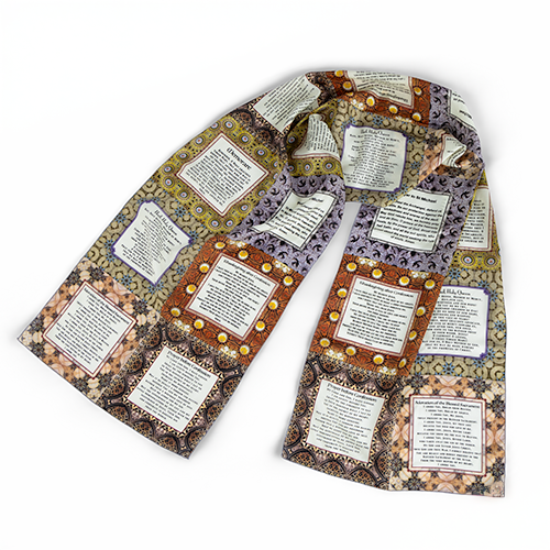 Prayer Square Quilt Long Scarf