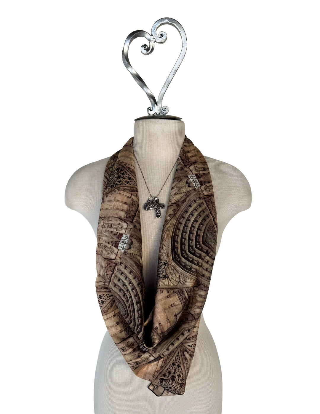 Cathedral Doorway  Square Scarf