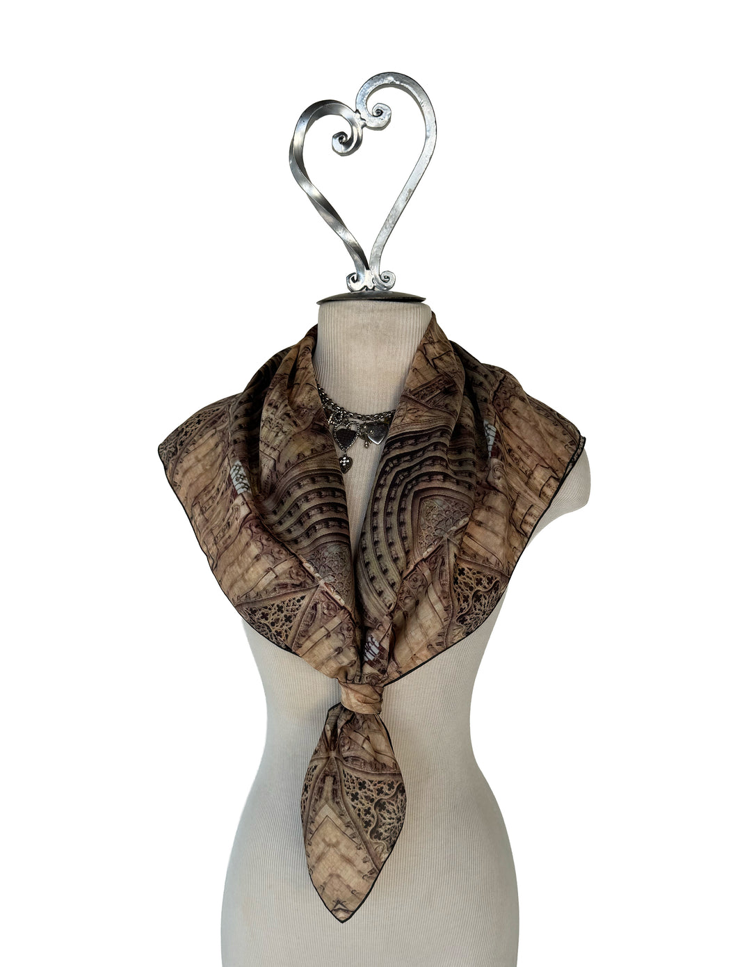 Cathedral Doorway  Square Scarf