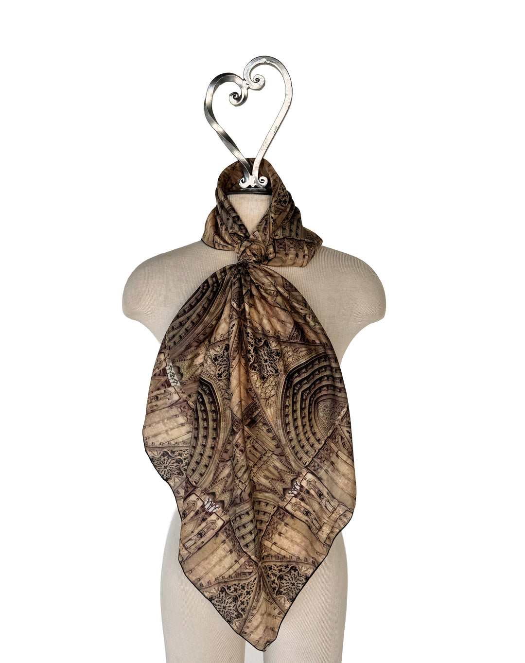 Cathedral Doorway  Square Scarf
