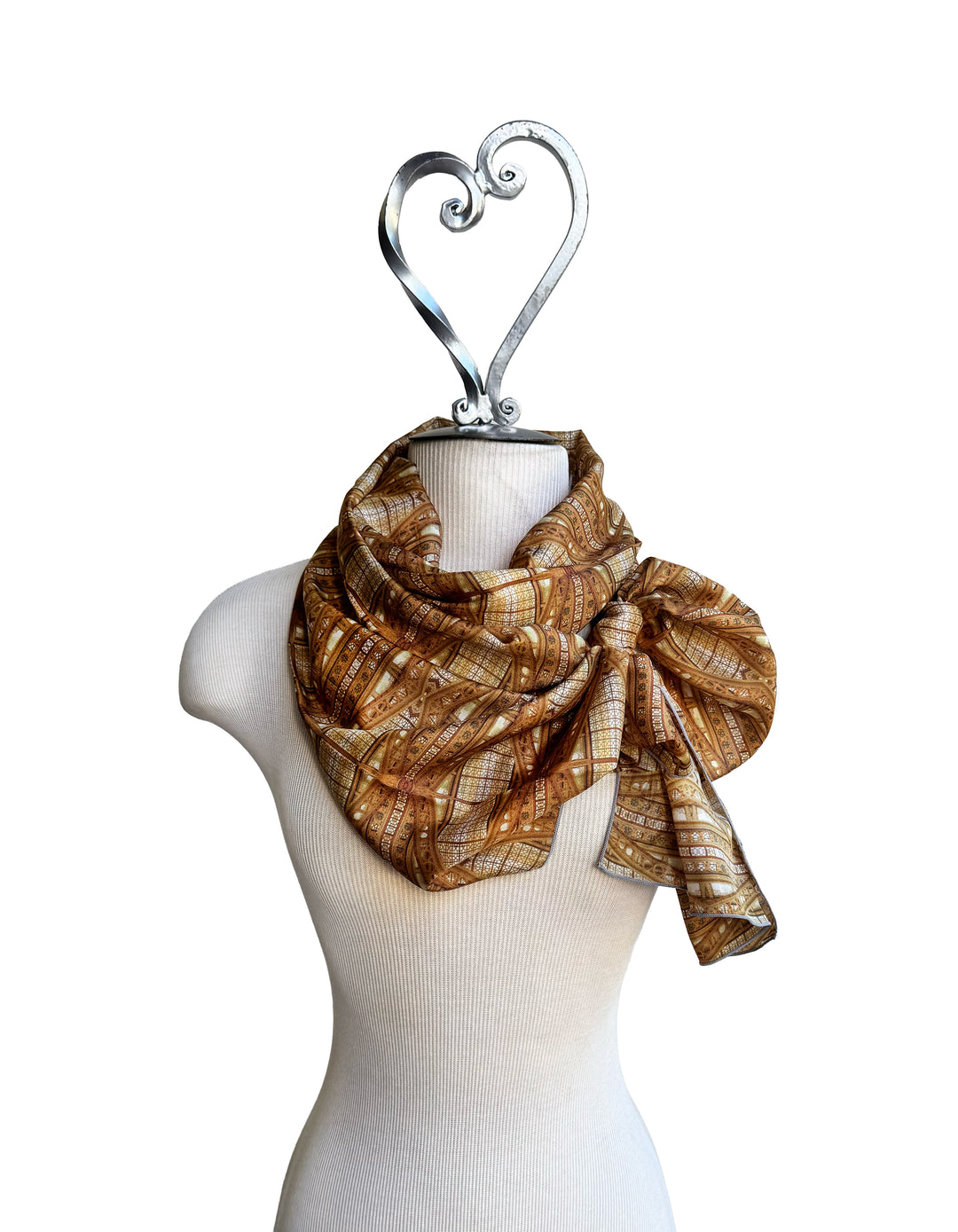 Chicago Fancy Girders Diamond Stripe Long Scarf