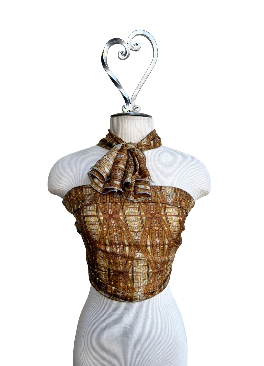 Chicago Fancy Girders Diamond Stripe Long Scarf