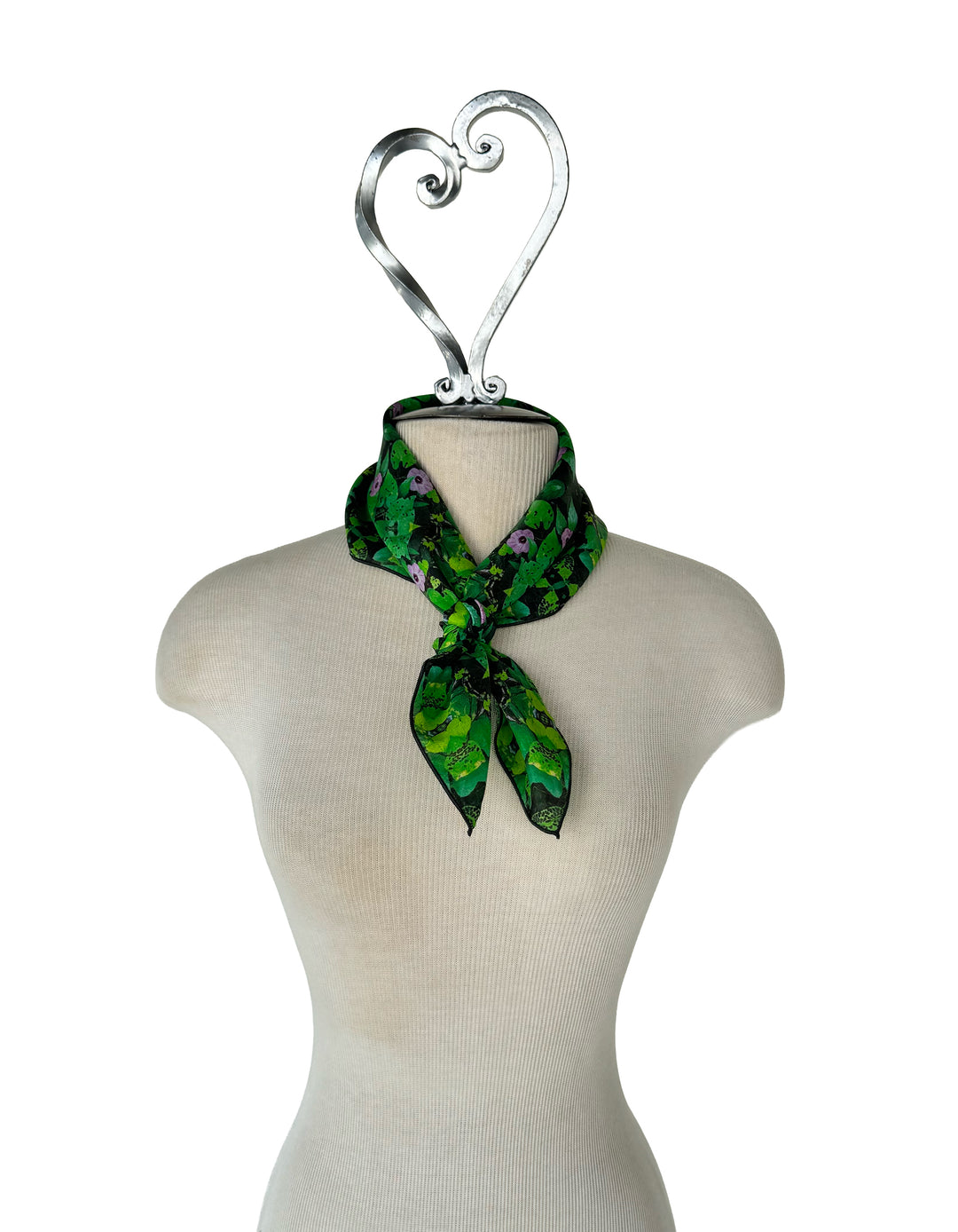 Morning Glory Vines Square Scarf