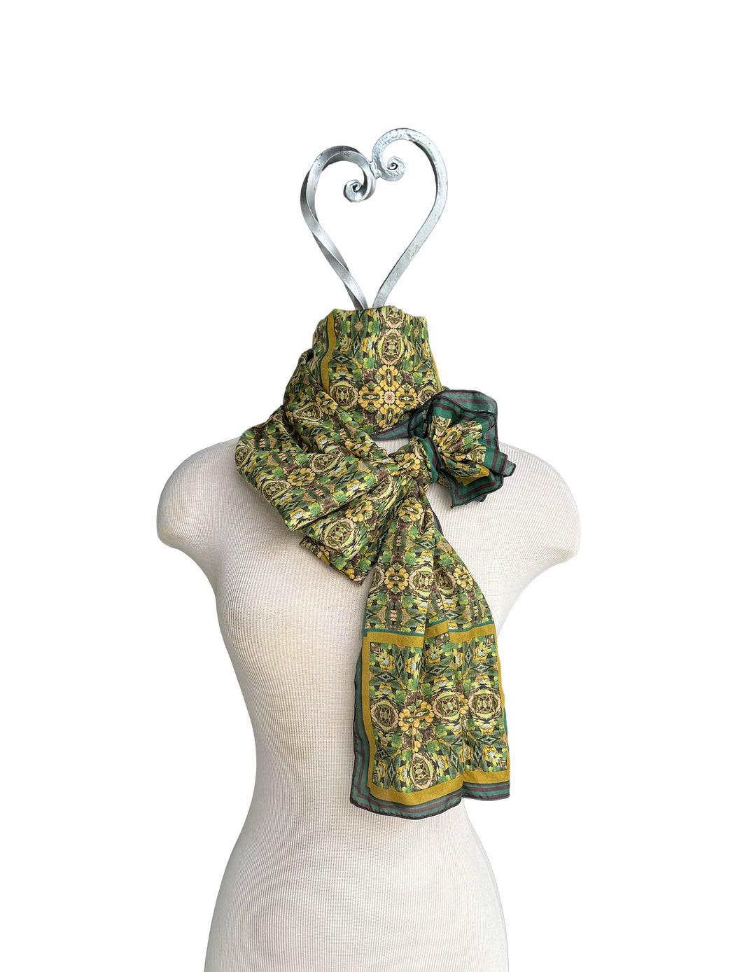 Parisian Leaves 1 Long Scarf