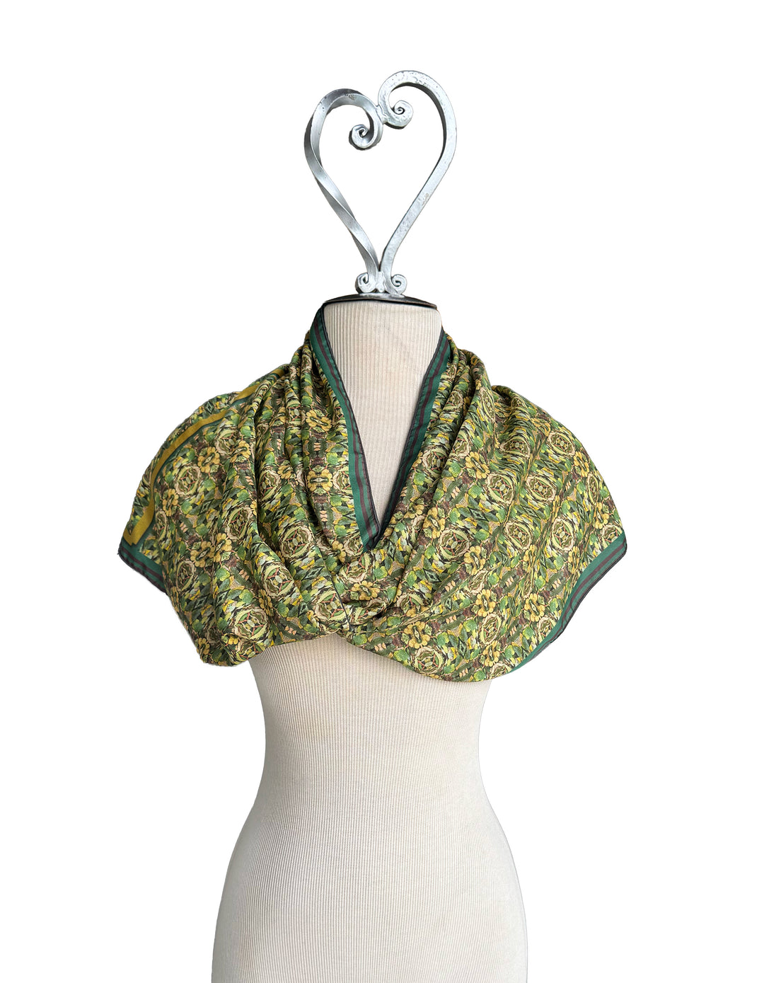 Parisian Leaves 1 Long Scarf