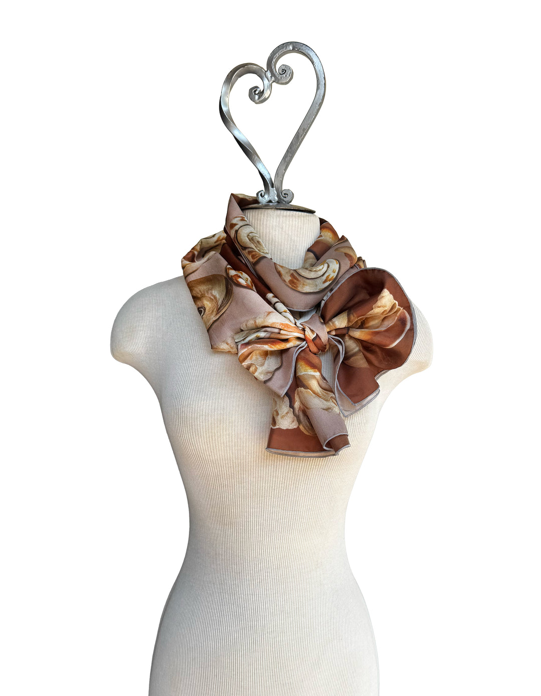 Seashell Stripe Long Scarf